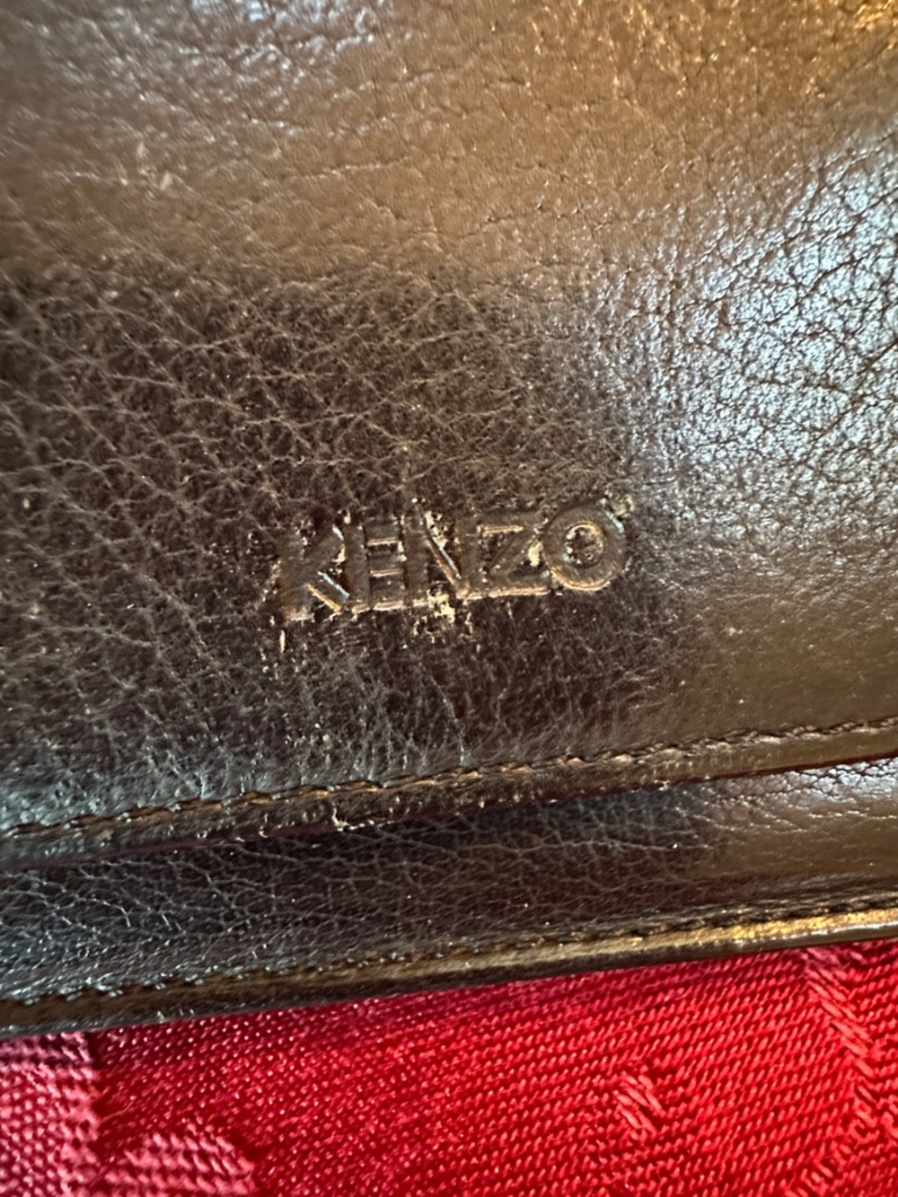 Kenzo Black Leather Card Holder - Picture 2 of 7